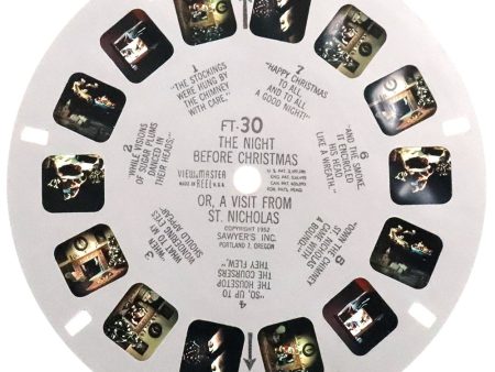 The Night Before Christmas - View-Master Fairy Tale Reel - vintage - FT-30 Online Sale