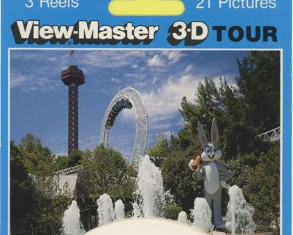 Six Flags Magic Mountain - View-Master 3 Reel Set on Card - 1992 - vintage - (5460) Online Sale