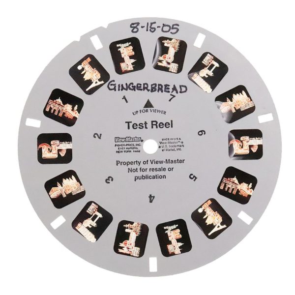 Gingerbread - View-Master Test Reel - 2005 cookies in shape of famous landmarks - vintage Online