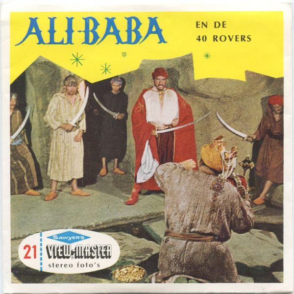 Ali-Baba En De 40 Rovers - View-Master 3 Reel Packet - 1959 - vintage - B436N-BS6 Online Hot Sale