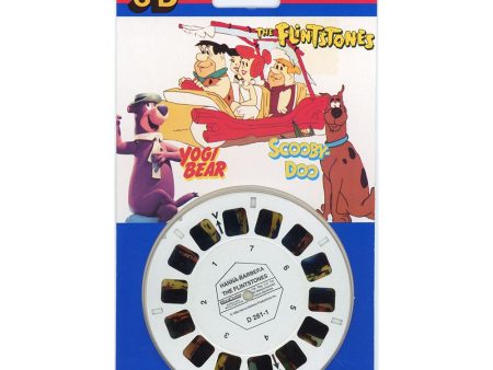 Hanna-Barbera - Flintstones - View-Master 3 Reel Set on Card - 1993 - vintage - D281 For Cheap