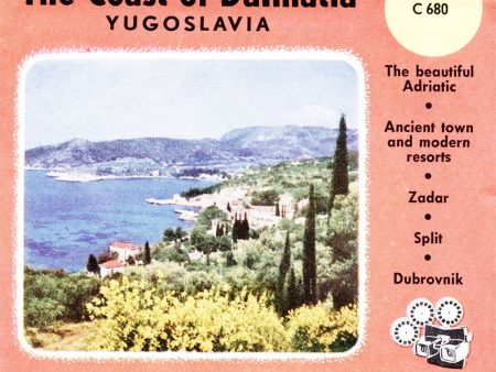 Coast of Dalmatia - Yugoslavia - View-Master 3 Reel Packet - vintage - C680-BS4 Hot on Sale