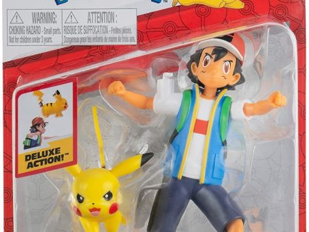 Ash & Pikachu Battle Figure Pack Sale