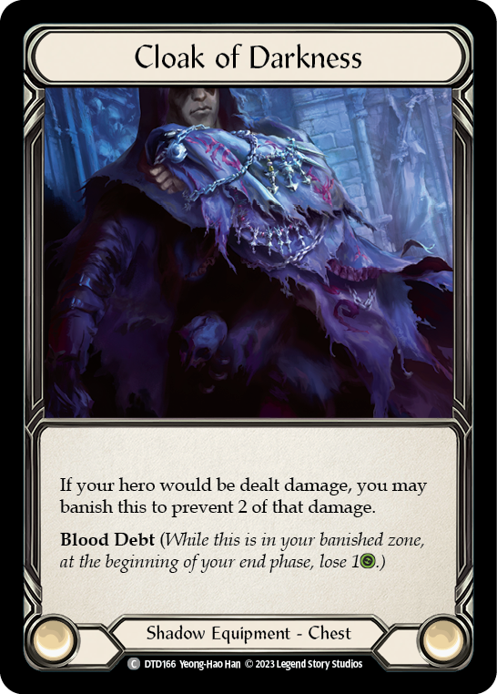 Cloak of Darkness [DTD166] (Dusk Till Dawn)  Cold Foil Supply