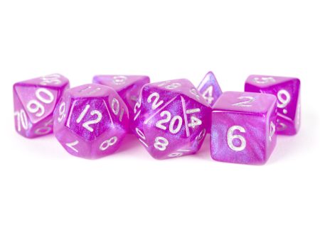 MDG – Acrylic Dice: Stardust Purple Poly Set Sale