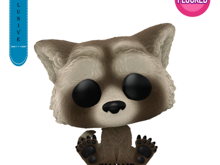 Guardians of the Galaxy: Vol. 3 - Baby Rocket (Flocked) US Exclusive Pop! Vinyl For Sale