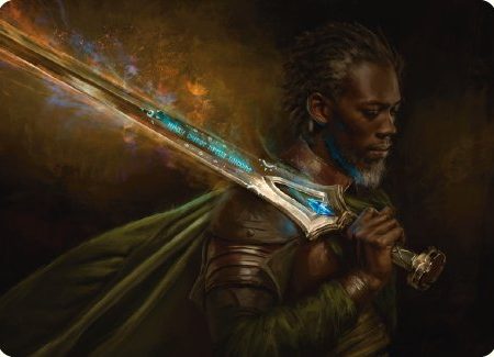 Anduril, Flame of the West Art Card [The Lord of the Rings: Tales of Middle-earth Art Series] Hot on Sale