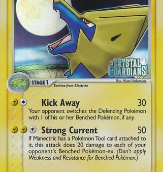 Manectric (8 100) (Stamped) [EX: Crystal Guardians] Discount