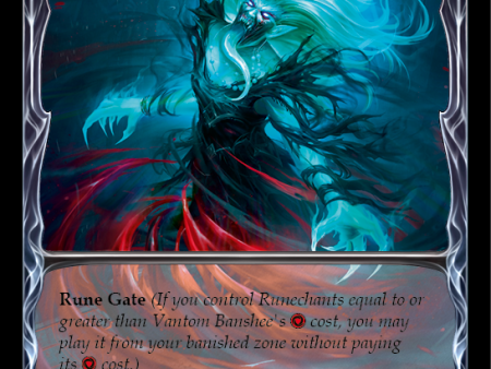 Vantom Banshee (Blue) (Extended Art) [LGS159] (Promo)  Rainbow Foil For Cheap