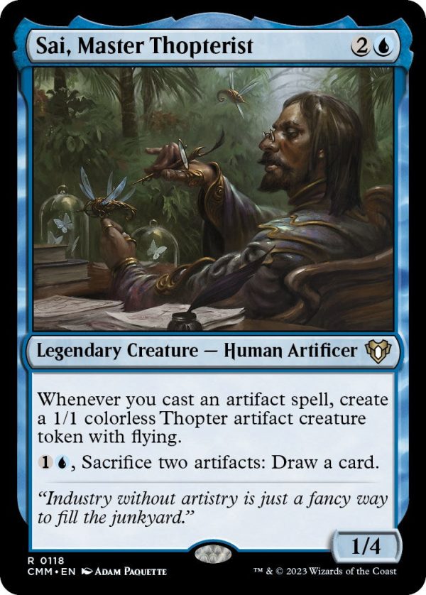 Sai, Master Thopterist [Commander Masters] For Cheap