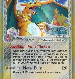 Charizard (4 100) (Delta Species) (Stamped) [EX: Crystal Guardians] For Sale