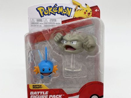 Mudkip & Geodude Battle Figure Pack Hot on Sale