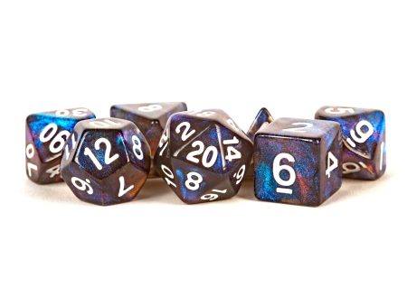 MDG – Acrylic Dice: Stardust Galaxy Poly Set Hot on Sale