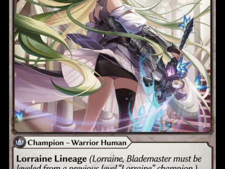 Lorraine, Blademaster (003) [2022 Demo Deck] Hot on Sale