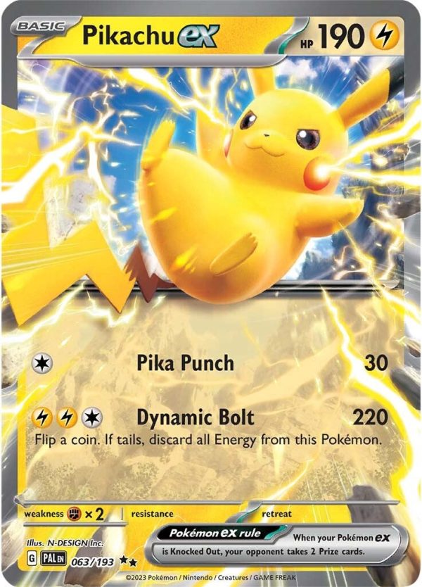 Pikachu ex (063 193) [Scarlet & Violet: Paldea Evolved] For Discount