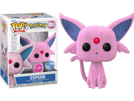 Pokemon - Espeon Flocked Pop! Vinyl on Sale