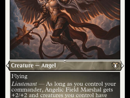 Angelic Field Marshal (Foil Etched) [Commander Masters] For Discount