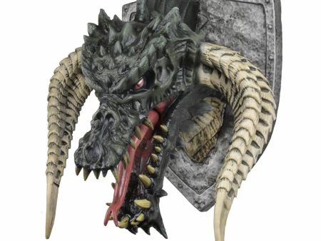 Black Dragon Head Trophy Plaque Sale